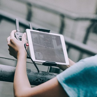 Cablu USB A - Lightning, 35cm PGYTECH