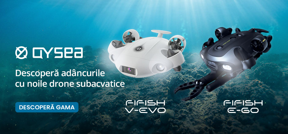 Descoperă gama completă de drone subacvatice
