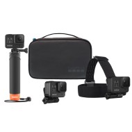 Adventure kit (Floating hand grip, Head strap + quick clip, carcasa compacta, surub pentru degetul mare) GoPro Adventure kit (Floating hand grip, Head strap + quick clip, carcasa compacta, surub pentru degetul mare) GoPro