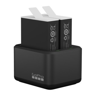 Incarcator dual + doua baterii GoPro Enduro pentru HERO11, HERO12 Incarcator dual + doua baterii GoPro Enduro pentru HERO11, HERO12