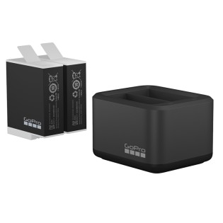 Incarcator dual + doua baterii GoPro Enduro pentru HERO11, HERO12 Incarcator dual + doua baterii GoPro Enduro pentru HERO11, HERO12