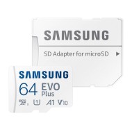Card de memorie SAMSUNG EVO Plus, microSDXC, 64GB, 130MB/s