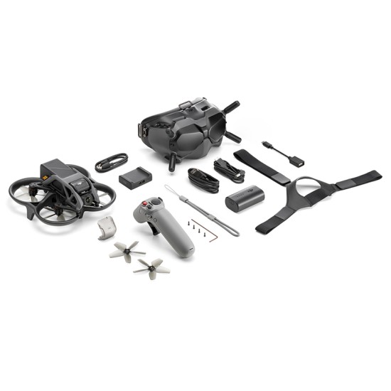 DJI Avata Fly Smart Combo, 4K@60fps, autonomie 18 minute