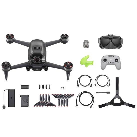 DJI FPV Combo, 4K 60fps, Senzor CMOS 1/2.3 inchi, 12MP, Autonomie maxima 20 min