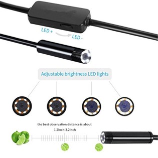 Camera Endoscop cu WiFi 1200P HD, Waterproof, 5 m lungime pentru Android / iOs Camera Endoscop cu WiFi 1200P HD, Waterproof, 5 m lungime pentru Android / iOs