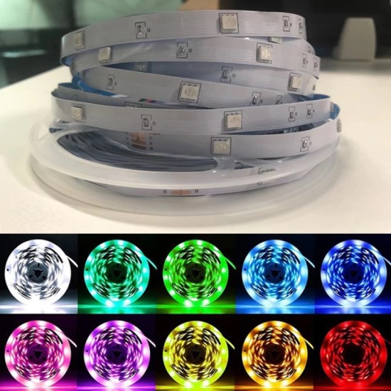 Banda LED colorata RGB, Lungime 5 m