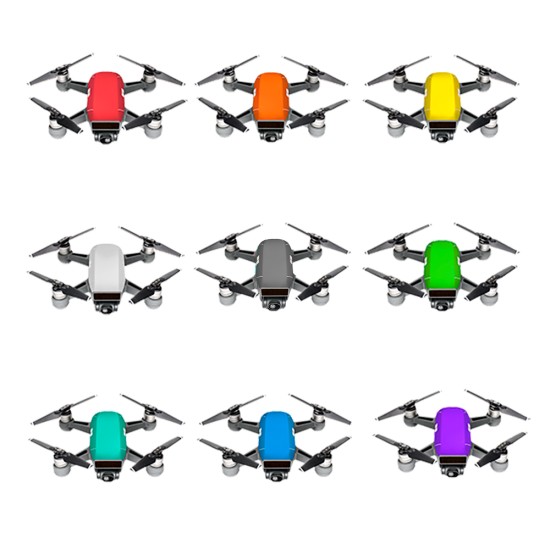 Set 9 skin-uri/ Stickere colorate PGYTECH pentru DJI Spark