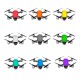 Set 9 skin-uri/ Stickere colorate PGYTECH pentru DJI Spark