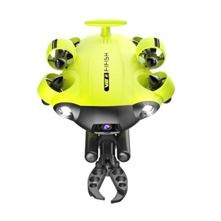 Drona subacvatica Qysea Fifish V6S cu brat de tractare, 4K 25/30fps, 12MP, Autonomie 6h, Rotire 360 grade Drona subacvatica Qysea Fifish V6S cu brat de tractare, 4K 25/30fps, 12MP, Autonomie 6h, Rotire 360 grade