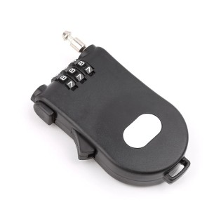 Antifurt cu cifru si cablu retractabil pentru bicicleta, trotineta electrica Antifurt cu cifru si cablu retractabil pentru bicicleta, trotineta electrica