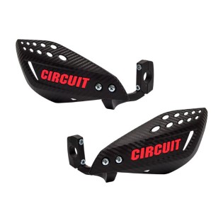 Set 2 aparatori mana Circuit Vector Carbon, motocross enduro, polimer, negru Set 2 aparatori mana Circuit Vector Carbon, motocross enduro, polimer, negru