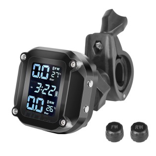 Sistem de monitorizare si alarma presiune anvelope motocicleta, trotineta Sistem de monitorizare si alarma presiune anvelope motocicleta, trotineta